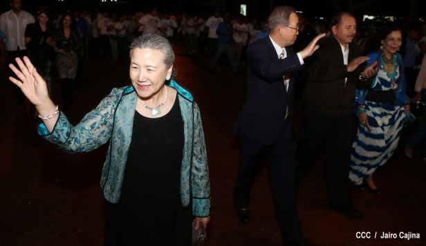 Ban Ki-moon concluye visita a Nicaragua