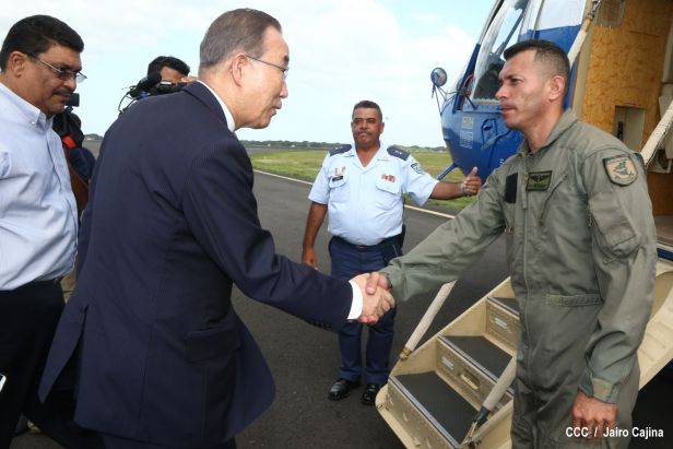 Ban Ki-Moon conoce experiencia de Nicaragua en materia energética