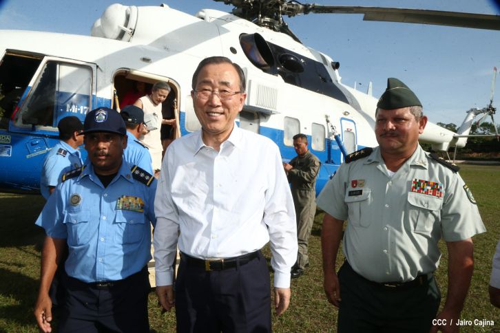 Ban Ki-Moon conoce experiencia de Nicaragua en materia energética