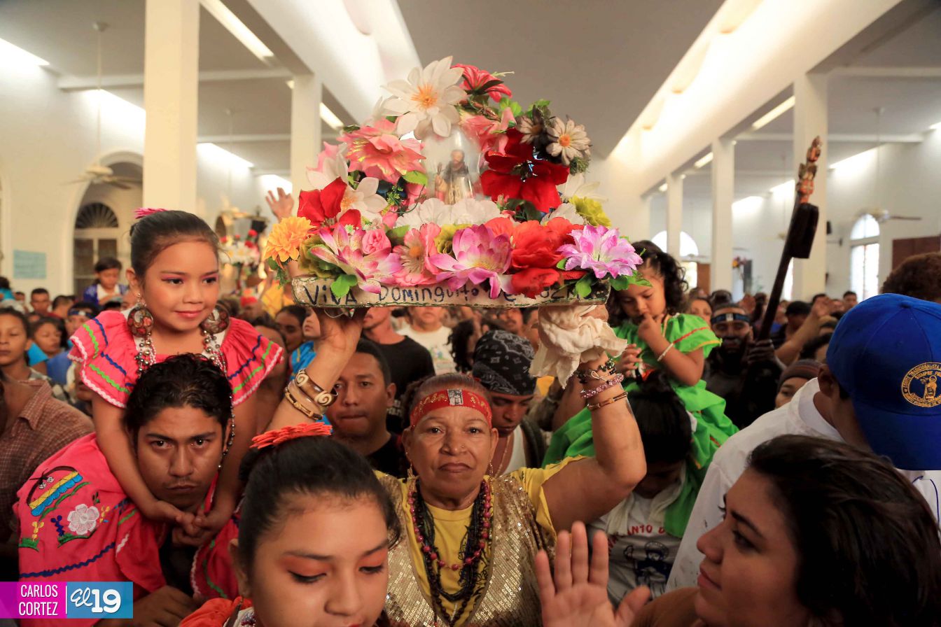 Santo Domingo de Guzmán inicia peregrinación en Managua