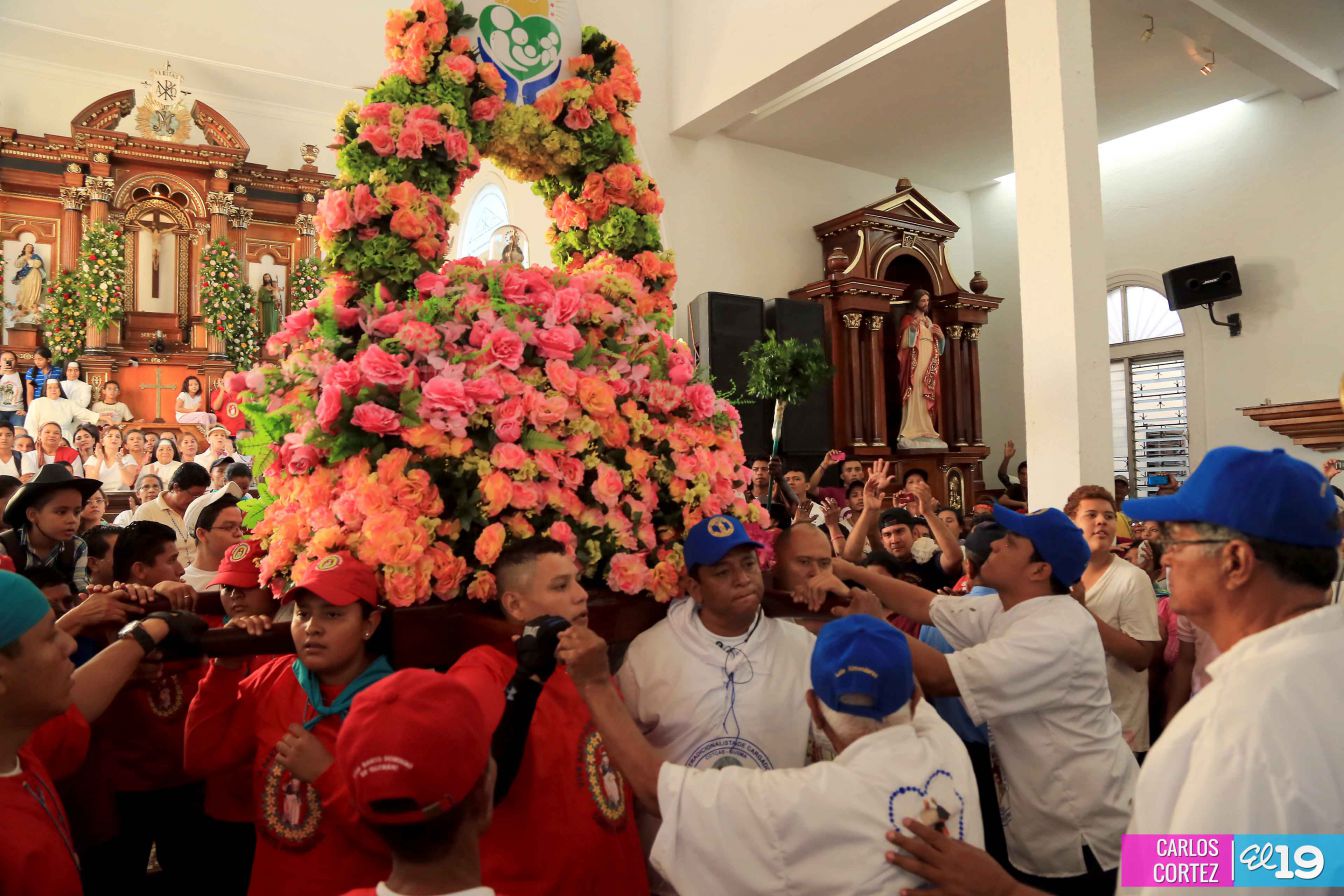 Santo Domingo de Guzmán inicia peregrinación en Managua