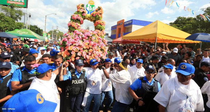 Minguito llega a Managua con mucho orden