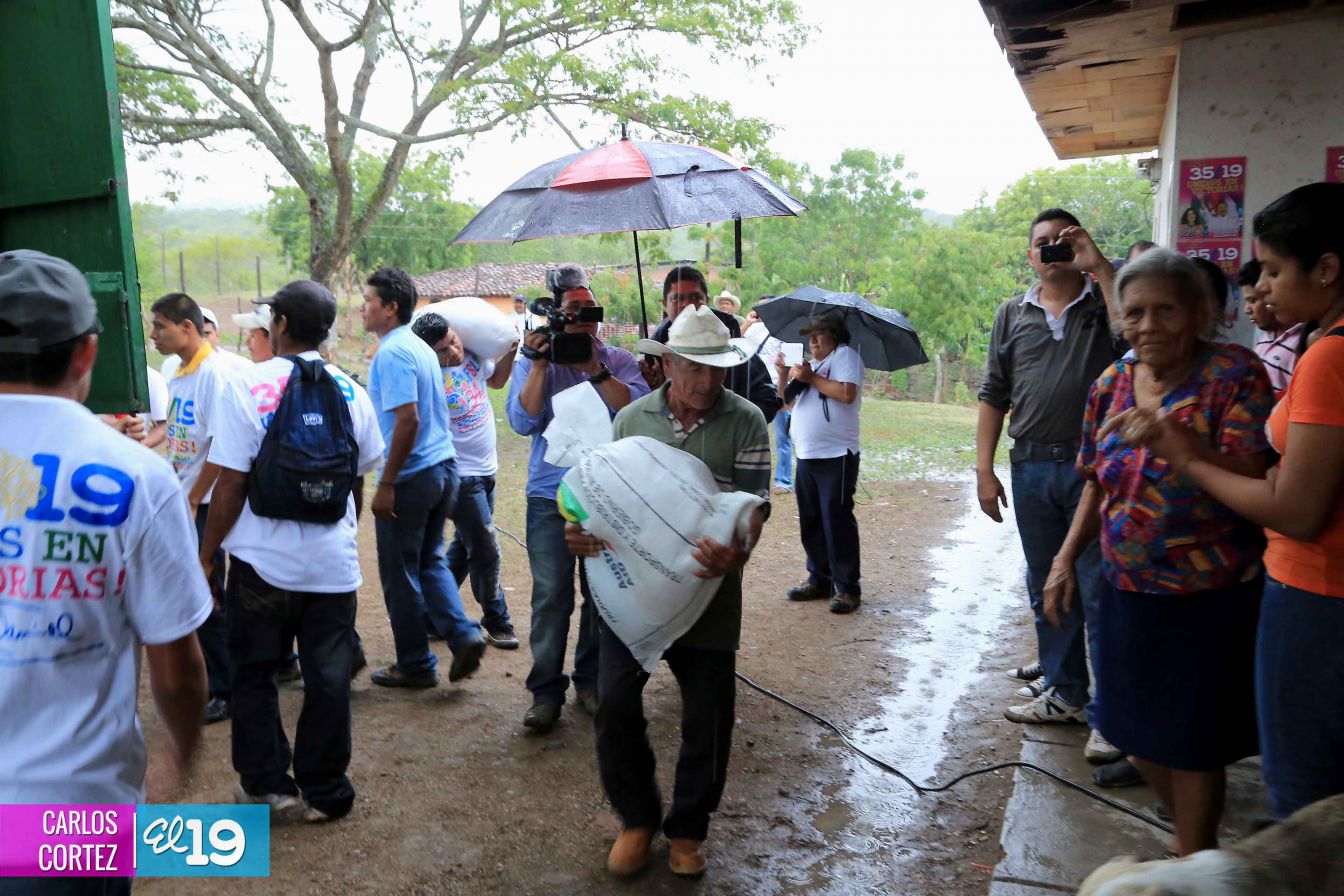 Gobierno Sandinista inicia distribución de paquetes de alimentos en Madriz