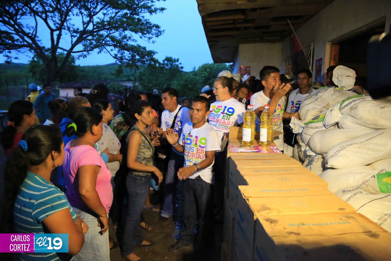 Gobierno Sandinista inicia distribución de paquetes de alimentos en Madriz