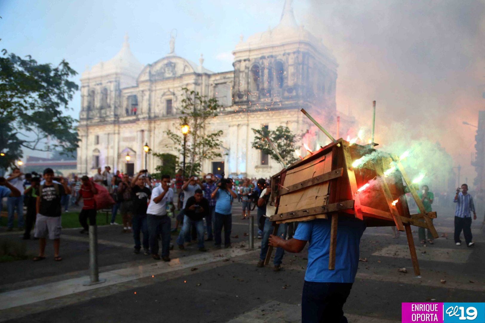 Fieles leoneses celebran 67 años de la Gritería Chiquita