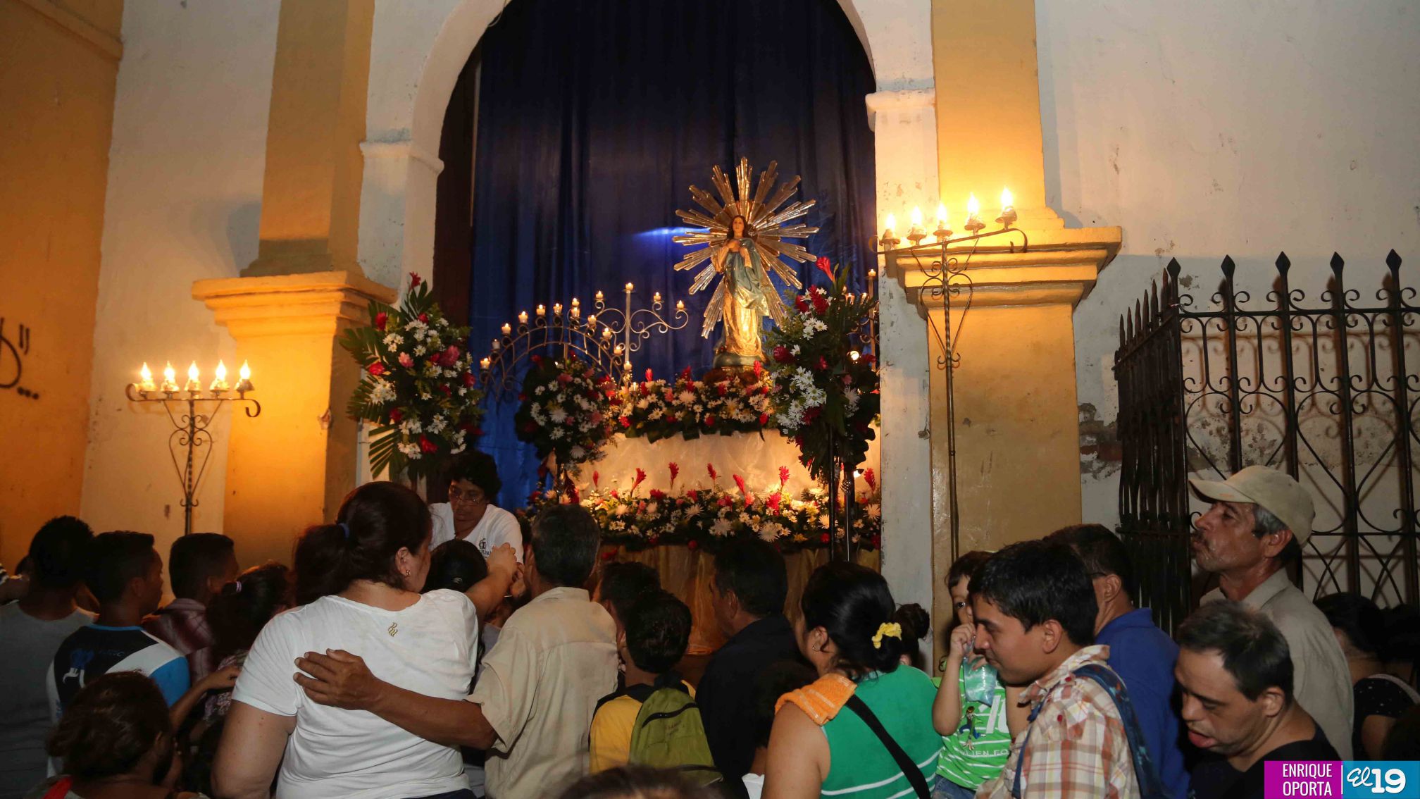 Fieles leoneses celebran 67 años de la Gritería Chiquita