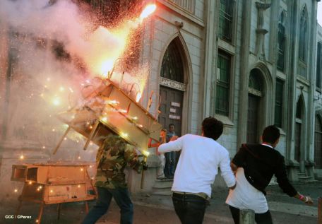Fieles leoneses celebran 67 años de la Gritería Chiquita
