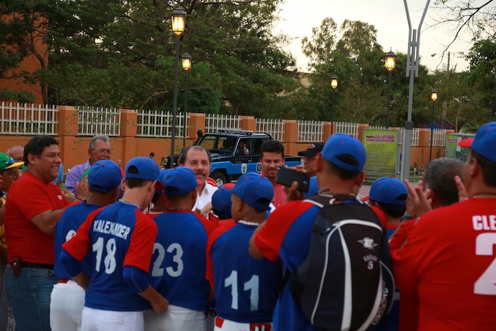 Presidente Daniel inaugura Estadio Béisbol Infantil 