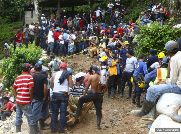 Avanzan labores de rescate a mineros de Bonanza