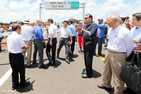 Inauguración Puente Santa Fé