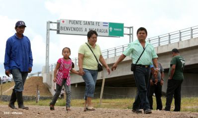 Inauguración Puente Santa Fé