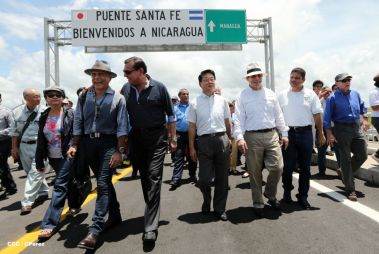 Inauguración Puente Santa Fé