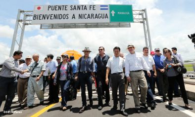 Inauguración Puente Santa Fé