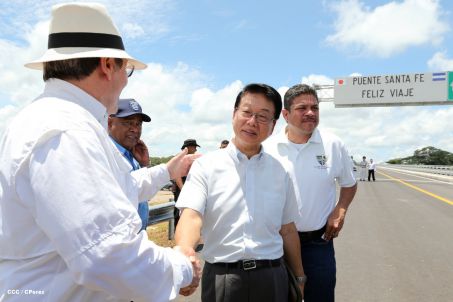 Inauguración Puente Santa Fé