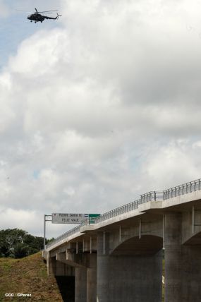 Inauguración Puente Santa Fé