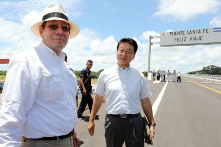 Inauguración Puente Santa Fé