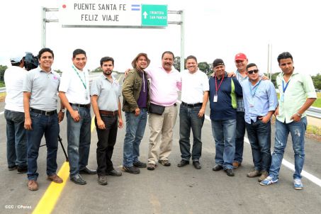 Inauguración Puente Santa Fé
