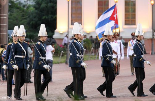 Daniel y Rosario conmemoran 35 Aniversario del Ejército de Nicaragua