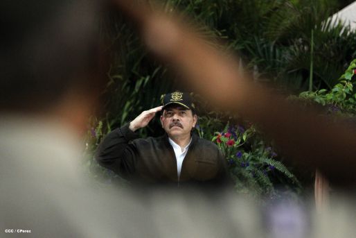 Daniel y Rosario conmemoran 35 Aniversario del Ejército de Nicaragua