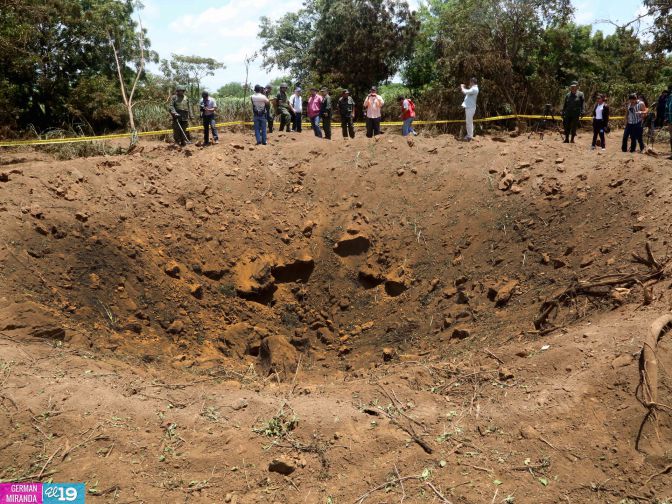 Meteorito cayó en Managua