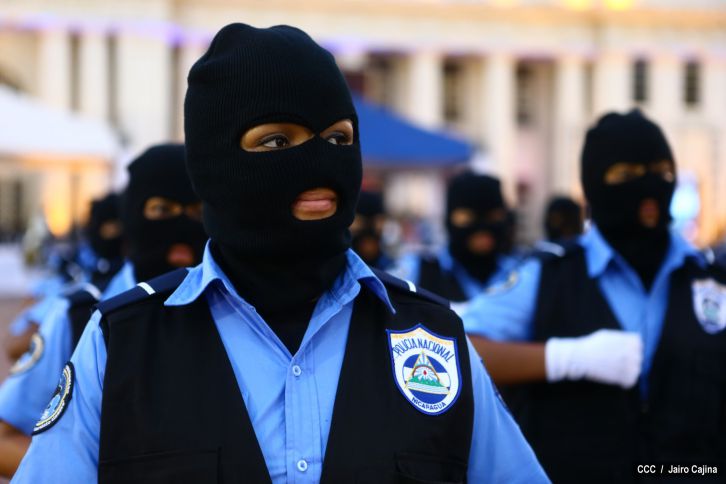 Presidente Daniel encabeza acto del 35 Aniversario de la Policía Nacional