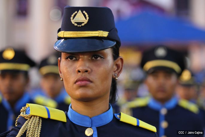Presidente Daniel encabeza acto del 35 Aniversario de la Policía Nacional