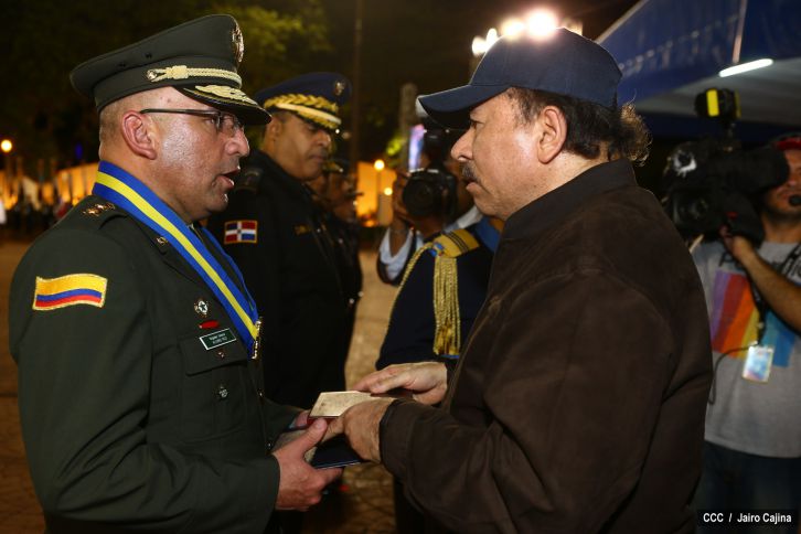 Presidente Daniel encabeza acto del 35 Aniversario de la Policía Nacional