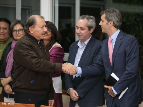 Presidente Daniel se reúne con Secretario de Estado de Cooperación Internacional de España