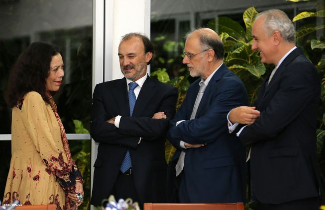 Presidente Daniel se reúne con Secretario de Estado de Cooperación Internacional de España