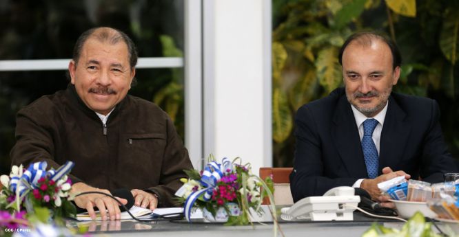 Presidente Daniel se reúne con Secretario de Estado de Cooperación Internacional de España