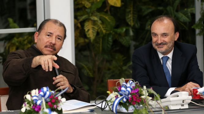 Presidente Daniel se reúne con Secretario de Estado de Cooperación Internacional de España