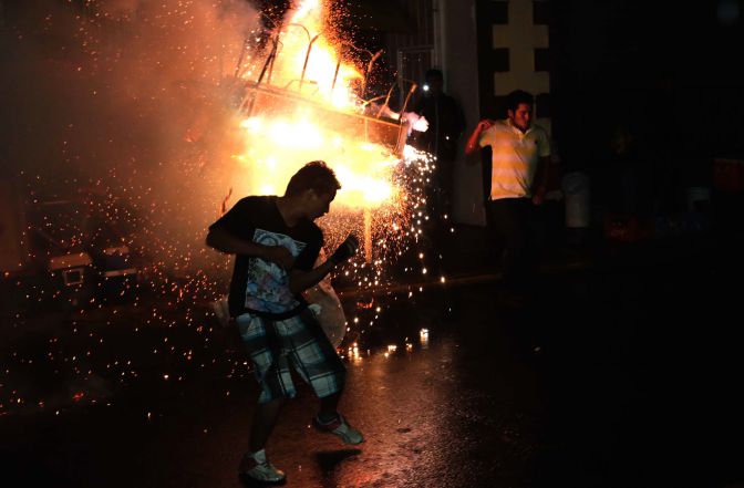 Leoneses festejan a Virgen de La Merced