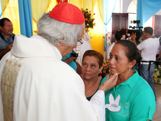 Cardenal Brenes festeja a Virgen La Merced en Mateare
