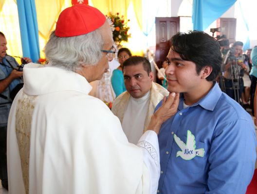 Cardenal Brenes festeja a Virgen La Merced en Mateare