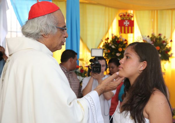 Cardenal Brenes festeja a Virgen La Merced en Mateare