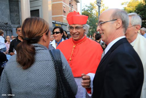 Cardenal Brenes toma posesión de Parroquia San Joaquín, en Roma