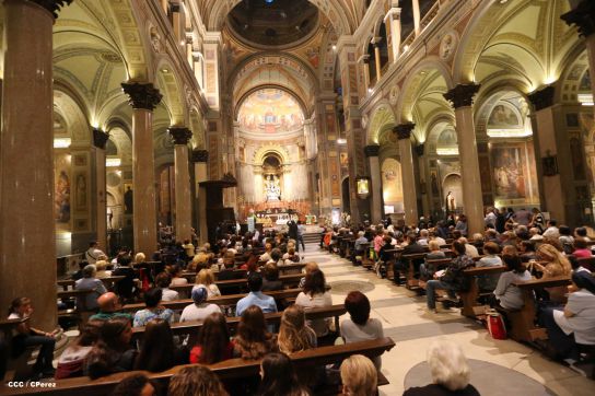 Cardenal Brenes toma posesión de Parroquia San Joaquín, en Roma