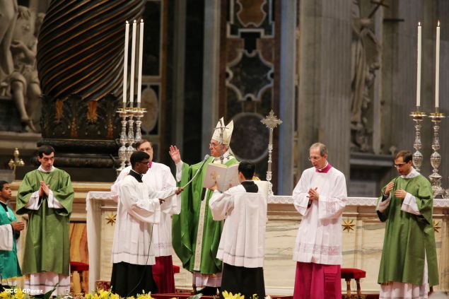Cardenal Brenes toma posesión de Parroquia San Joaquín, en Roma