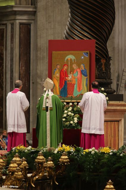 Cardenal Brenes toma posesión de Parroquia San Joaquín, en Roma