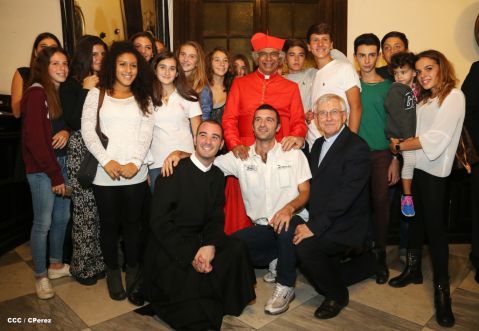 Cardenal Brenes toma posesión de Parroquia San Joaquín, en Roma