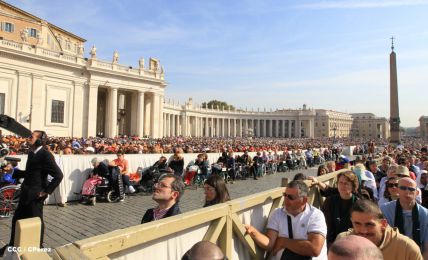 Audiencia Papal en Roma