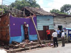 Terremoto provoca daños en viviendas de Chinandega