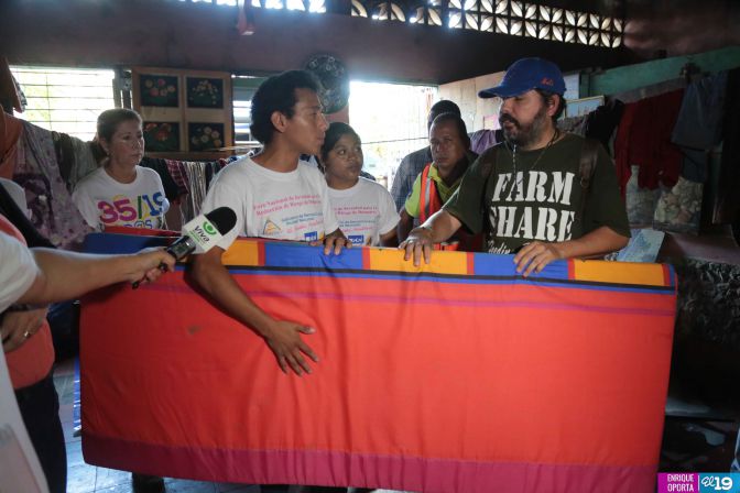 Brindan acompañamiento a familias afectadas por terremoto en Ticuantepe y El Crucero