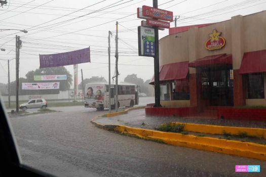 Siguen las lluvias en Managua