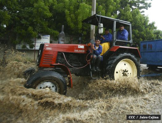 Siguen las lluvias en Managua