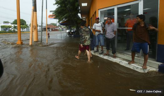 Siguen las lluvias en Managua