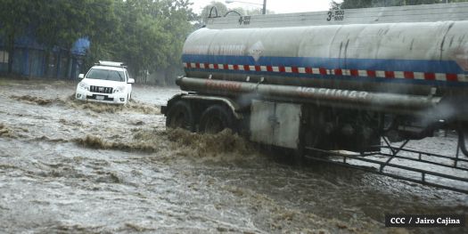 Siguen las lluvias en Managua