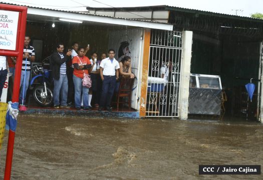 Siguen las lluvias en Managua