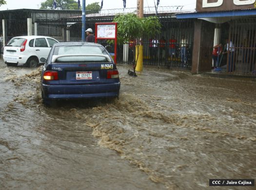 Siguen las lluvias en Managua