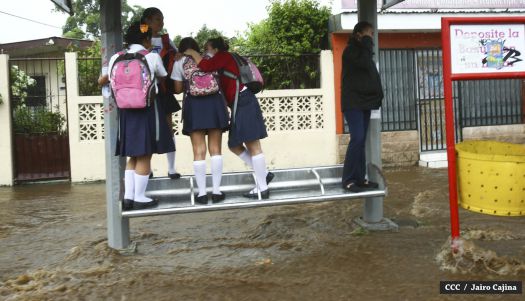 Siguen las lluvias en Managua